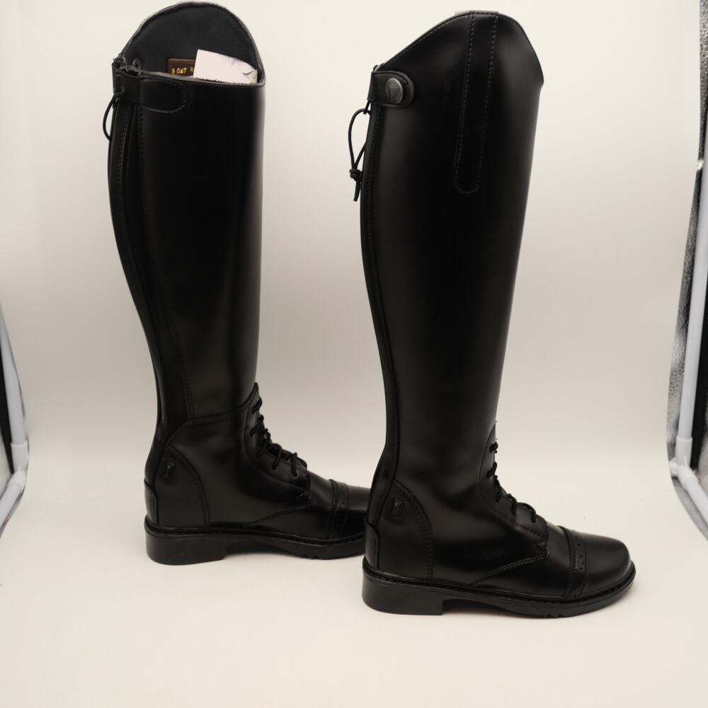 NEW TuffRider Kid's Size 13 Starter Back Zip Field Boots Black - Picture 5 of 11